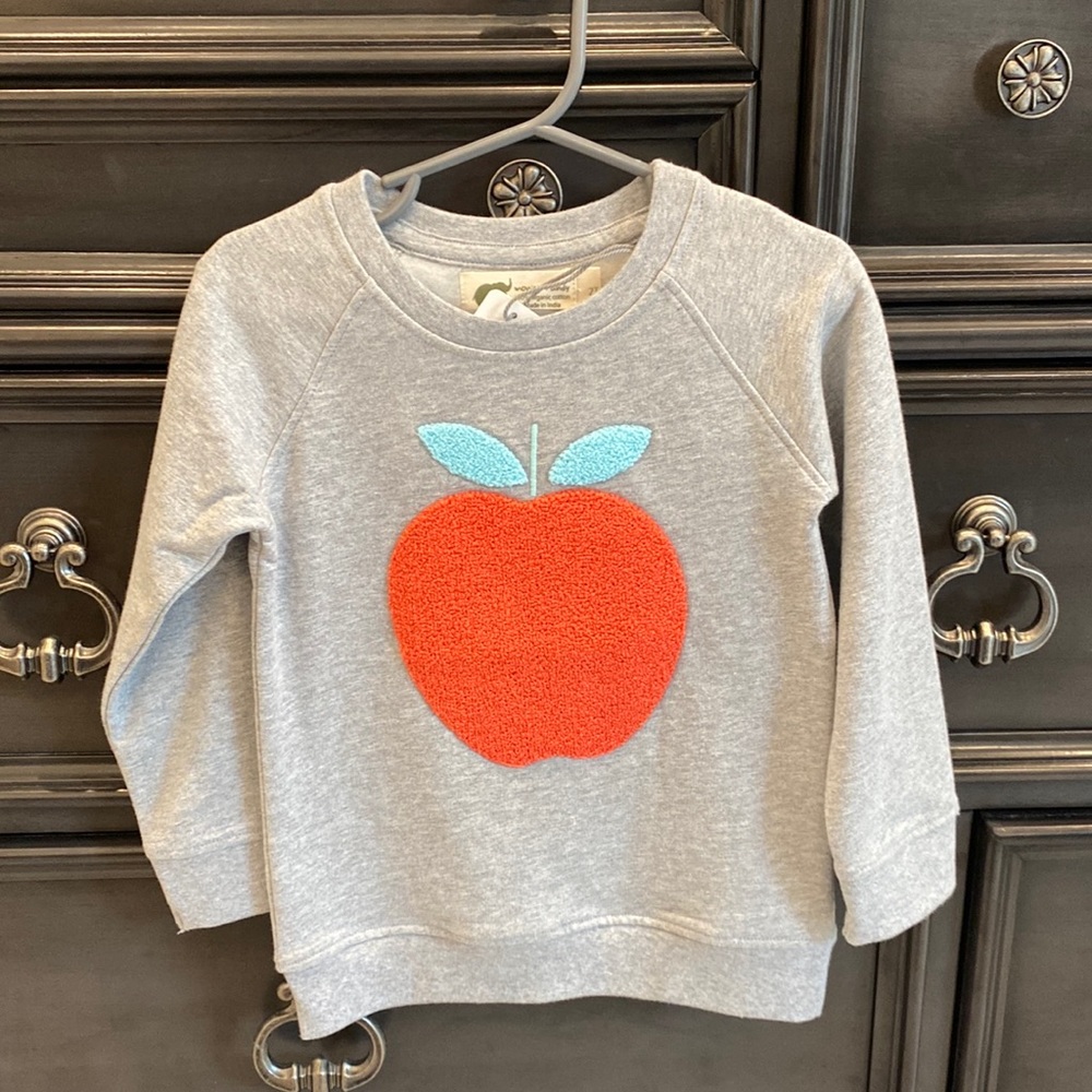 Apple crew neck sweater
